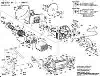 Bosch 0 601 552 011 GDC 42 Circular hand saw Spare Parts